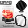 Creative Strawberry & Fruit Slicer - Detachable Cutter with Push