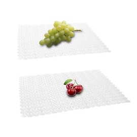 rflaueo 2pcs 12.5x15.7in Kitchen Sink Mats Non-Slip Sink Protector Sinks Protect Mats for Stainless Steel/Ceramic Sikn Dish Drying Mat for Bathroom Kitchen Countertop(U206-2)