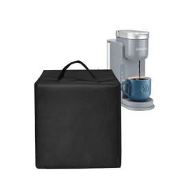 Iced Coffee Maker Dust Cover Compatible With Keurig K-Iced Coffee Maker, Single Serve K-Cup Pod/Keurig K-Mini Single Serve Coffee Maker Black14"D x 5.5"W x 12.2"H