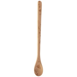Talisman Designs Beechwood Tasting Spoon Laser Etched Honey Bee Design, 12-Inches