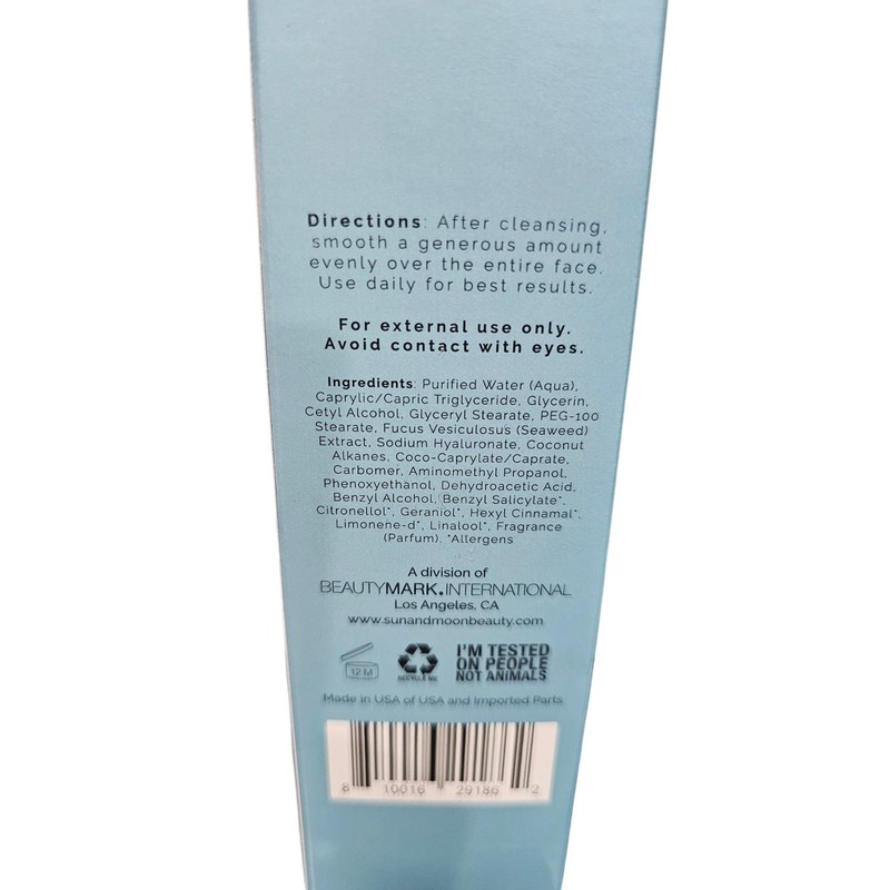 SUN+MOON Seas the Day Plump + Perfect Daily Facial Moisturizer