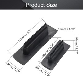 Utoolmart Wood Graining Painting Tool, Art Paint Rubber Wood Graining DIY Tool, for Wall Painting Decoration DIY, MS7-3.5 Set, Black, 1 Pcs