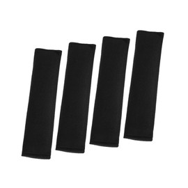 A ABSOPRO Universal Safety Seat Belt Pads Cover for Cars Black (Set of 4)