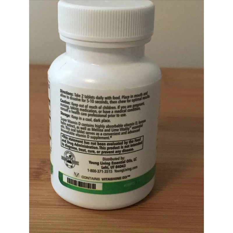 Nutrition Young Living Factory Sealed Super Vitamin D 120 tablets