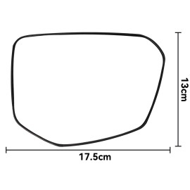 Unbranded Right Passenger Side Wing Mirror Glass Heated Convex For Honda Civic 2016-2021