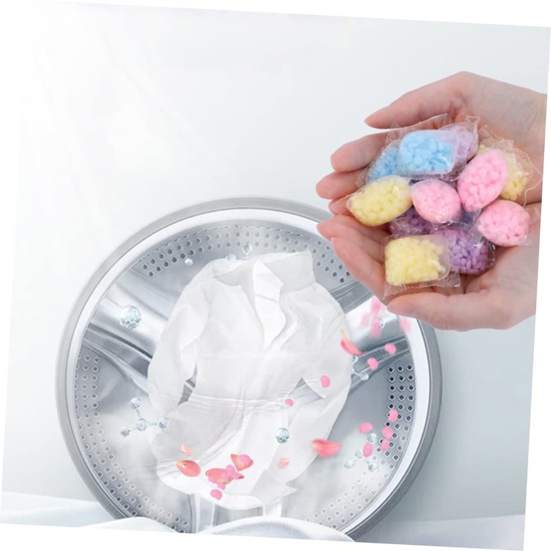 Baluue 120pcs Fragrant Laundry Beads Scent Booster Granules for Clothes