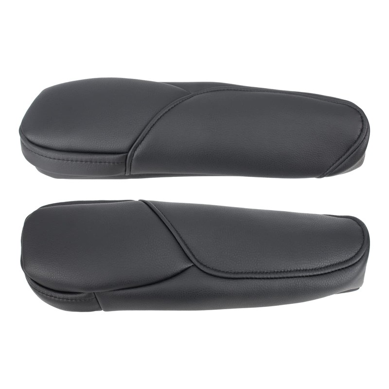 AUTOKAY Black Front Seat Armrest Cover Fits for Honda CR-V