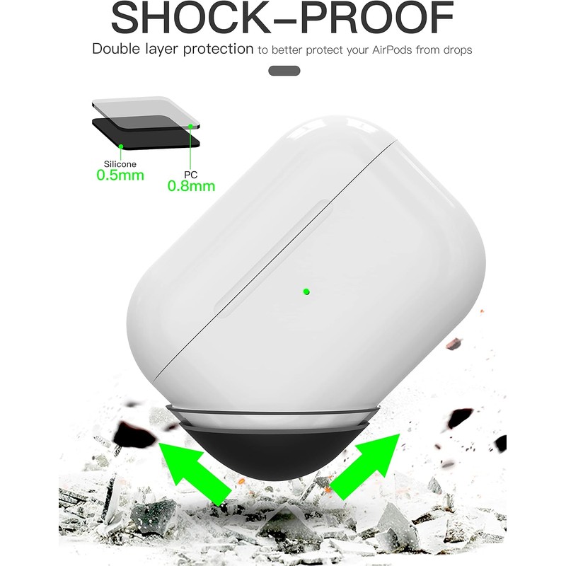 Funda de silicona líquida para AirPods Pro 2 (20232022), funda