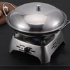 Drawer Type Alcohol Burner One Piece Stainless Steel Sliding Adjustment