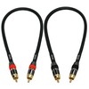 CNCESS CESS-163-1f Low Noise 12 Gauge Premium RCA Audio Line