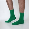 Sakusock Men's Colorful Combed Cotton Crew Socks – Dress Neon
