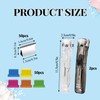 102PCS Clam Clip Dispensers 2 PCS Plastic Paper Clam Dispenser