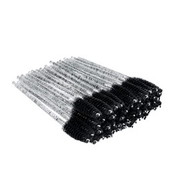 G2PLUS Disposable Eyelash Brushes, Black Mascara Brushes, Pack of 50 Eyelash Brushes for Eyelash Extension