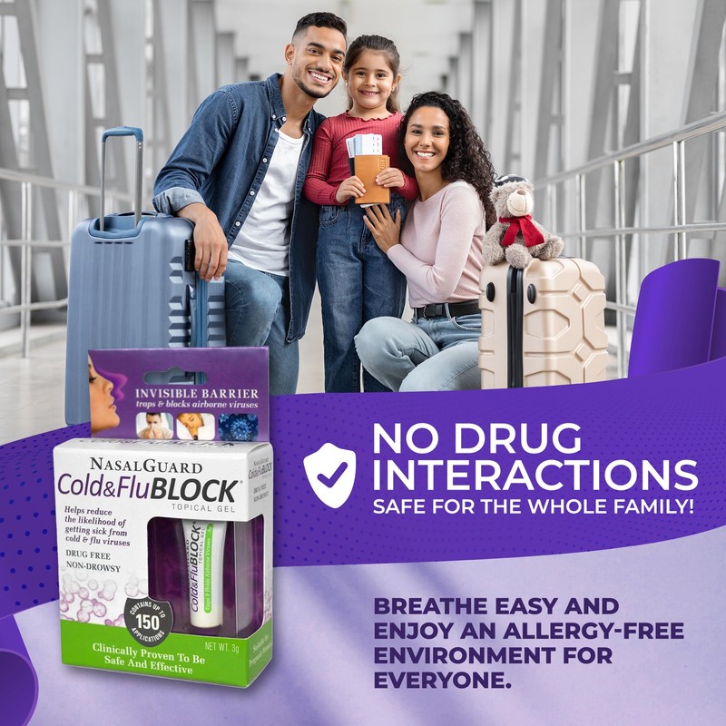NasalGuard Cold&FluBLOCK Gel for Protection from Cold and Flu and