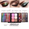 Brillia Contouring Kit Combination Ntday 78 Colours Eye Shadow Palette with