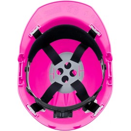 Glove Station Hard Hat, Unisex Construction Helmet with Padded 4-Point Ratchet S