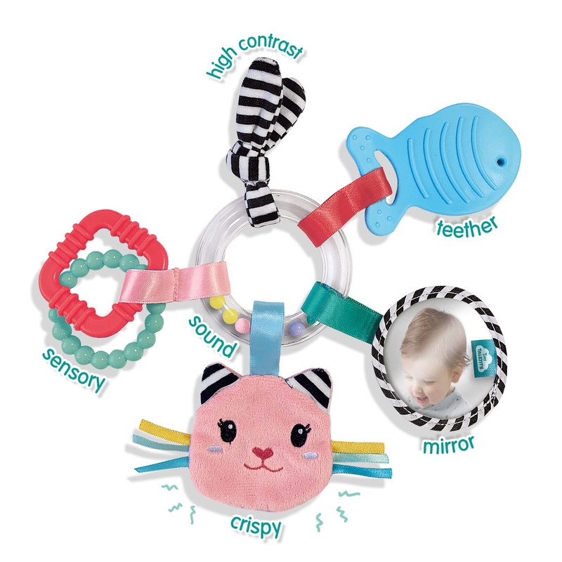 SES Creative Katy the Cat Activity Ring Blue 13124