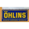 Ohlins suspension shocks sticker decal, Large 7.5" x 3.25",  NEW