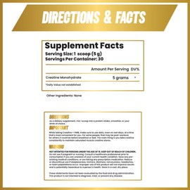 Creatine for Men - Creatine Powder for Men - Muscle Builder for Men - Creatine - Creatine Monohydrate - Creatine Powder - Creatine Monohydrate Powder - Creatine Monohydrate for Men - 30 Servings