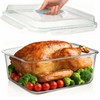 Hontent Large Glass Storage Containers with Lids 201oz Extra Large