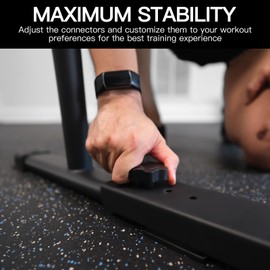 KAKICLAY 2026 Upgrade World's Best Strongest Premium Dip Bars with Adjustable Ultra-Stable Settings & Non-Slip Feet - USA Original Patent, USA Designed, USA Shipped, USA Warranty