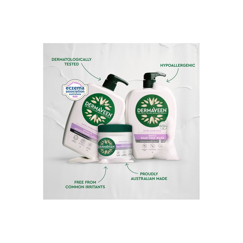 DermaVeen Extra Hydration Intensive Moisturising Lotion for Extra Dry, Itchy