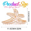 CAKURE Starfish Claw Clips Gold Pearl Hair Clips Rhinestone Hair