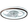 FTZVRD Ceiling Fan with Light and Remote, 19" Low Profile