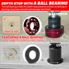 KEENTECH Carbide Tipped 82° Countersink Drill Bit with Depth Stop,
