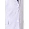 Emigre Classic Fit Blue Pinstriped Two Button Cotton Seersucker Suit-50R