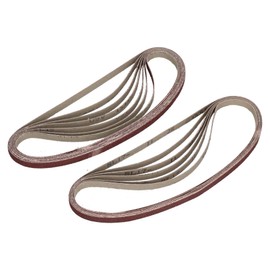 50pc 10mm x 600mm Sanding Belts for Long Reach Air Sanders Grinding