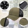 CWENDANER Mens Baseball Caps Trucker Classic Color Blocking Snapback Cap,
