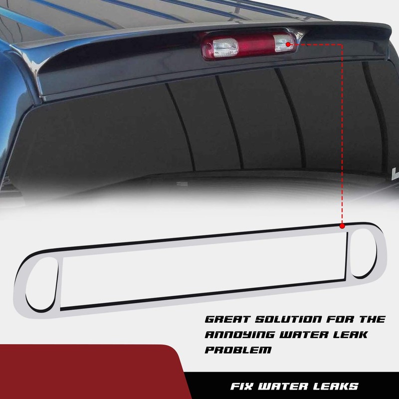 RUXIFEY Single Side 3rd Third Brake Light Gasket Seal Compatible