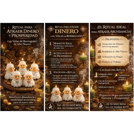 Velas Decorativas con Forma de Borrego Pack de 12, Aroma Coco, Velas Aromáticas para Ritual, Decoración y Regalo – Velas El Rosario