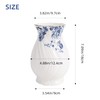 Ceramic Flower Vase Home Decor,7.09in vase for Rustic-Style Living Rooms,