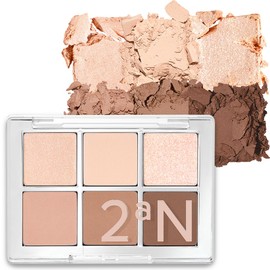 2aN Official Eyeshadow Palette BETTER ME EYE PALETTE 04 New Day Yebe Autumn Mute, Good Luck Makeup, Bubble, Peach Skin, Korean Idol