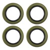 Vicue 4 Pack Trailer Hub Grease Seals, Double Lip, 2.25"