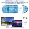 High-Speed 480Mbps USB 2.0 Memory Card Reader Adapter Card Reader