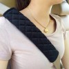 4 Pcs Almohadillas Para Cinturón De Seguridad De Automóvil Negro