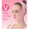 V-Line Lifting Belt, Double Chin Reducer, Facial Shaping Band, Pink