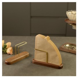 Primst Cone Coffee Filter Holder Storage, Walnut Coffee Filter Paper Container Coffee Accessories Stand for Coffee Bar, Home, Office, Compatible with #1/#2/#4/V60 Coffee Filter