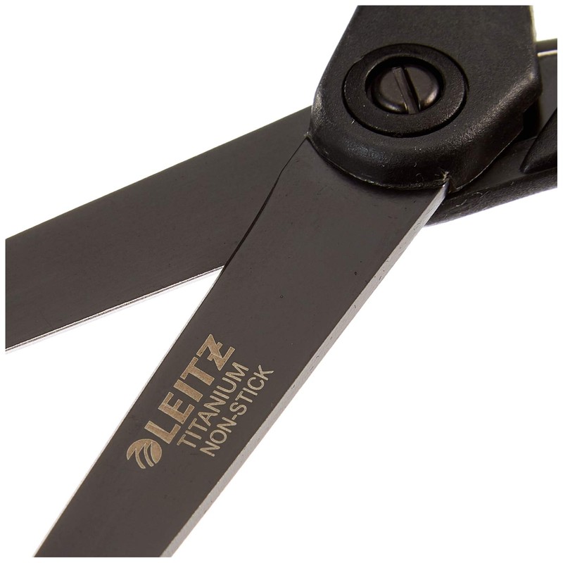 Leitz 54196095 180 mm Non Stick Titanium Scissors - Black