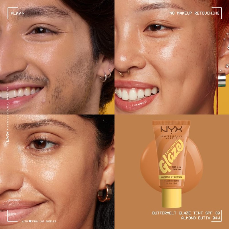 NYX Professional Makeup Buttermelt Glaze Soft Glow Skin Tint +