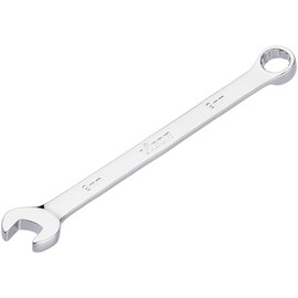 VIGOR Combination Spanner V7740-9 SW 9 mm Long Version 15 Degree Offset External Hex and Double Hexagonal Profile Chrome-Plated and Polished