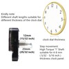 YOUNGTOWN High Torque Long Shaft Clock Movement Mechanism with 12