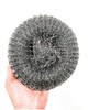 10Pcs W90 Professional-Grade Large Heavy Duty Galvanised Steel Scourers 80g,