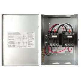 50 AMP Automatic Transfer Switch for RV Outdoor Speedboats 120/240 VAC Generator Transfer Switch 20-45 sec delay