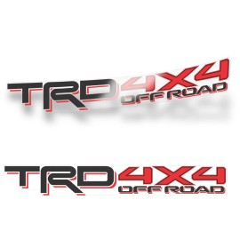 GOLD HOOK TRD 4x4 Offroad decals Compatible with Toyota Tacoma Tundra (set of 2)