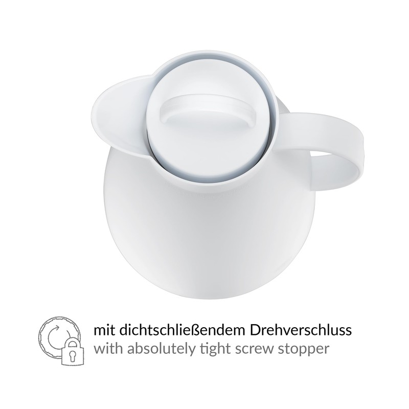 Insulated Flask 1 L Dan weiß gedeckt