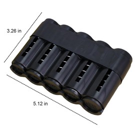 Pack of 2 coin collectors, coin box for change, handheld coin holder, compact coin holder with 5 coin sorters, coin dispenser, coins portable, change storage, for taxis, buses, restaurant, black